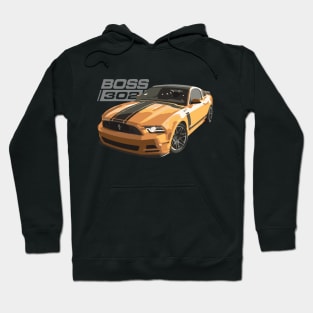 School Bus Yellow boss 302 Hoodie